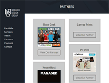 Tablet Screenshot of nomadicdesigngroup.com